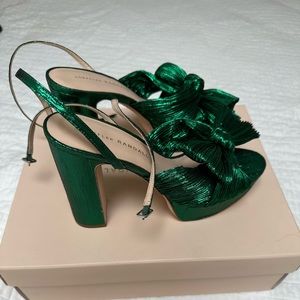 Loeffler randall natalie platform now heel emerald